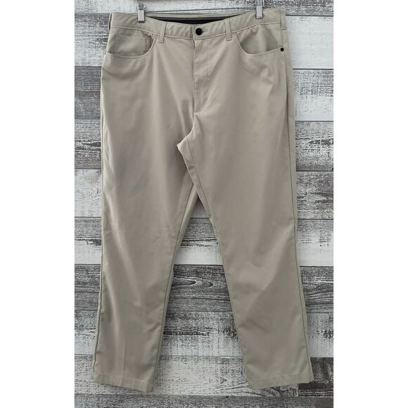 Lee Performance Series Pants Men's 38x32 (Fit 38x31) Beige, Pockets, Lightweight - Picture 1 of 10